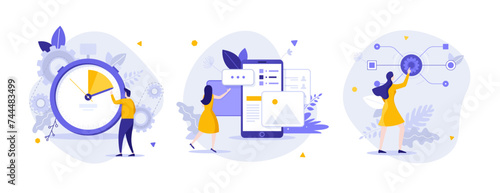 Set Of Business Characters Concepts