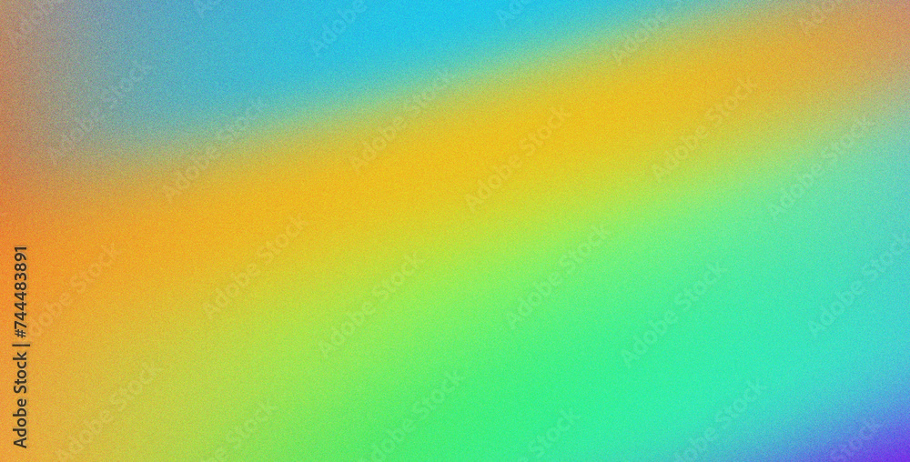 Vibrant color gradient background, blue yellow green textured website header design