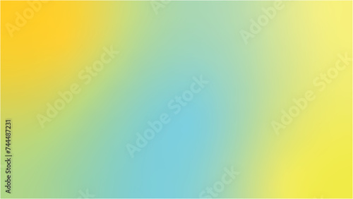 abstract yellow and blue gradient background for banner, poster template design, wallpaper, backdrop, vector illustration