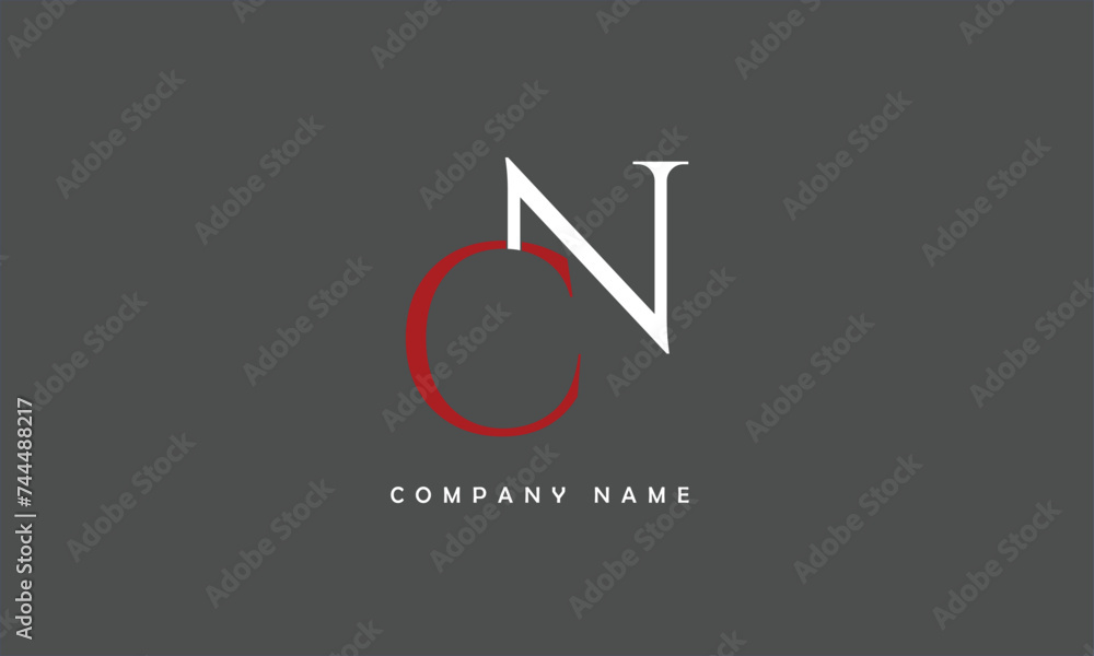 NC, CN, N, C Abstract Letters Logo Monogram NC, CN, N, C Abstract Letters Logo Monogram