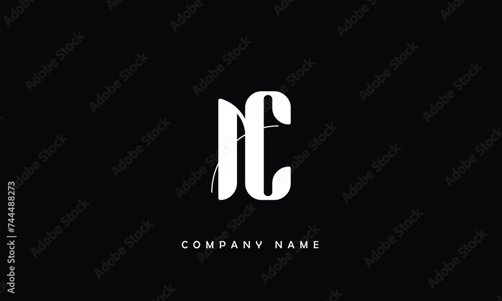 NC, CN, N, C Abstract Letters Logo Monogram NC, CN, N, C Abstract Letters Logo Monogram