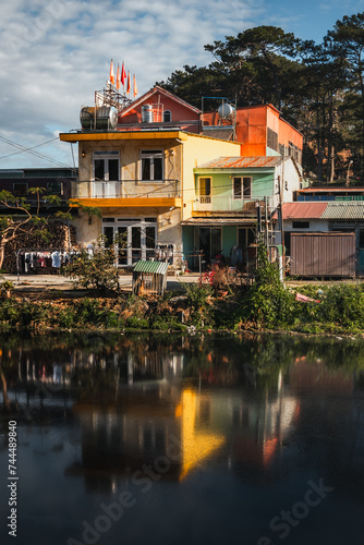 Colorful houses in Vietnam