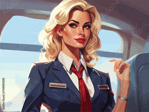 flight attendant