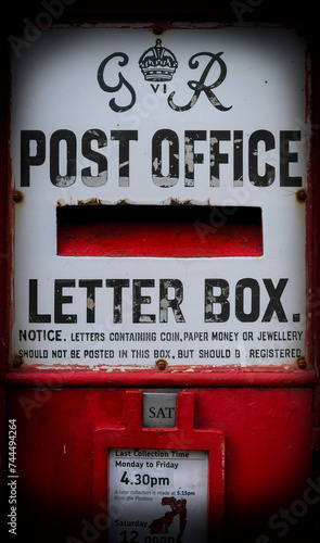 Wallpaper Mural British Post Office Wall Letterbox  Torontodigital.ca