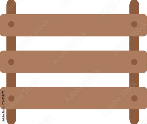 wooden fence vector set, garden or farm palisade, gates or balustrade with pickets. Enclosure railing, banister or fencing sections with decorative pillars