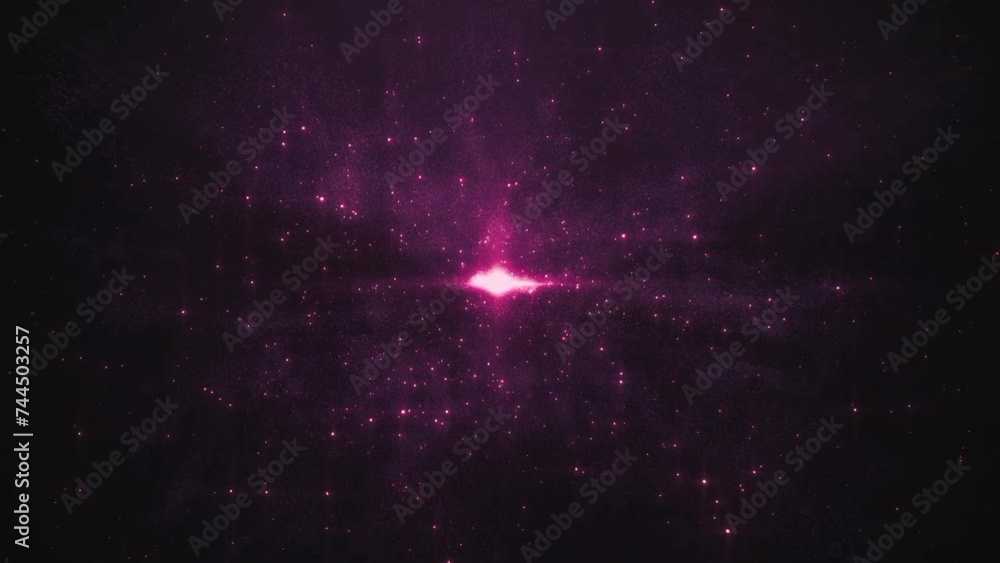 Pink glowing stars galaxy animation background Pink glowing stars galaxy animation background