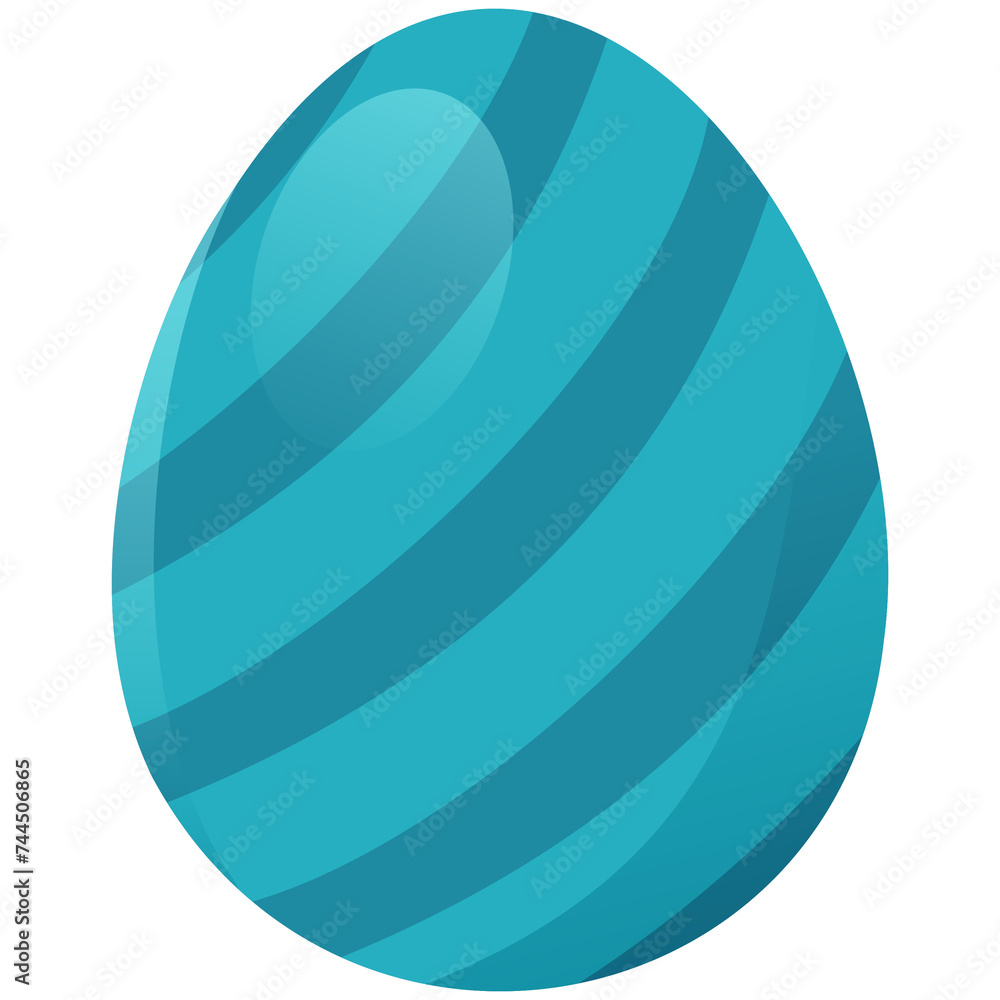 blue diagonal curve on Easter egg blue diagonal curve on Easter egg