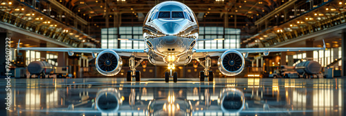 A detailed look at airplane technology, highlighting the engineering and journey of aviation at an airport