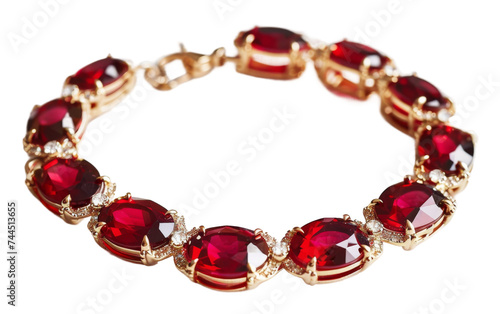 Elevating Elegance with a Bracelet of Splendor On Transparent Background.