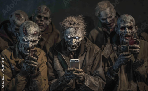 Zombies with Mobile Phones © Curioso.Photography