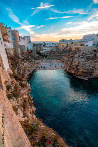 Polignano al Mare in Apulia, Italy.