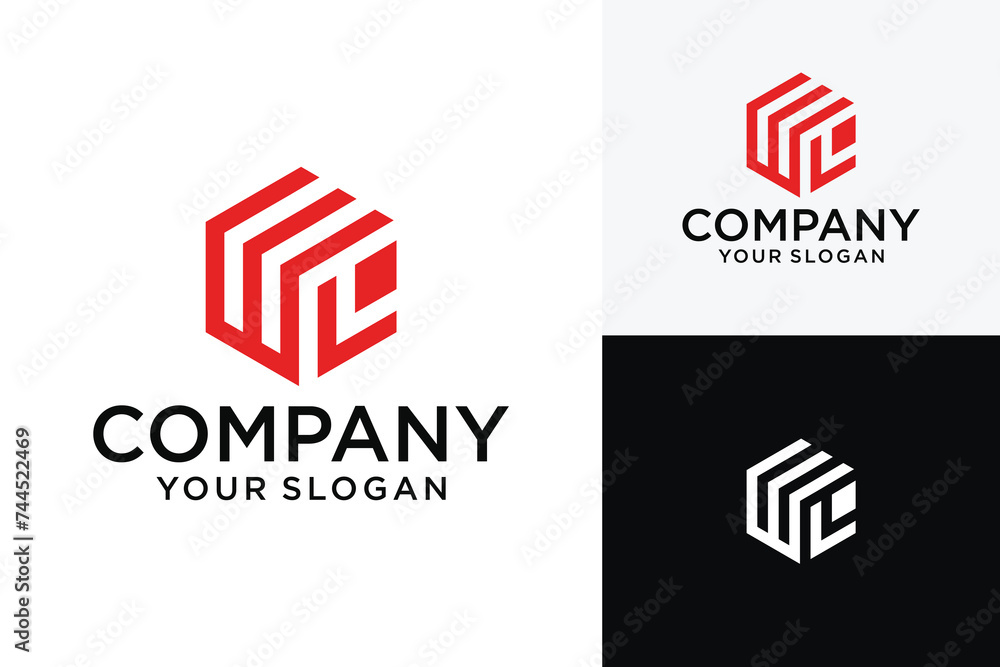 initial letter e l logo design vector illustration template le letter ...