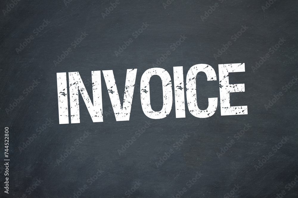 Obraz premium Invoice 
