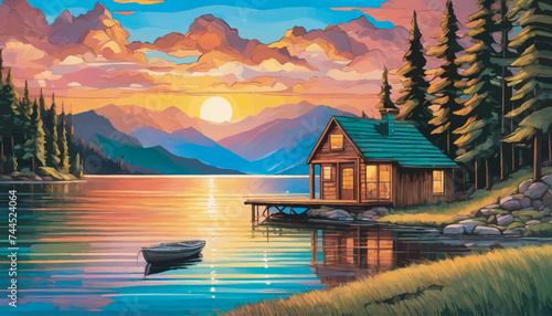 Discover the beauty of the natural world through these mesmerizing landscape clipart,  the wonders of the ocean, mountains, and sky