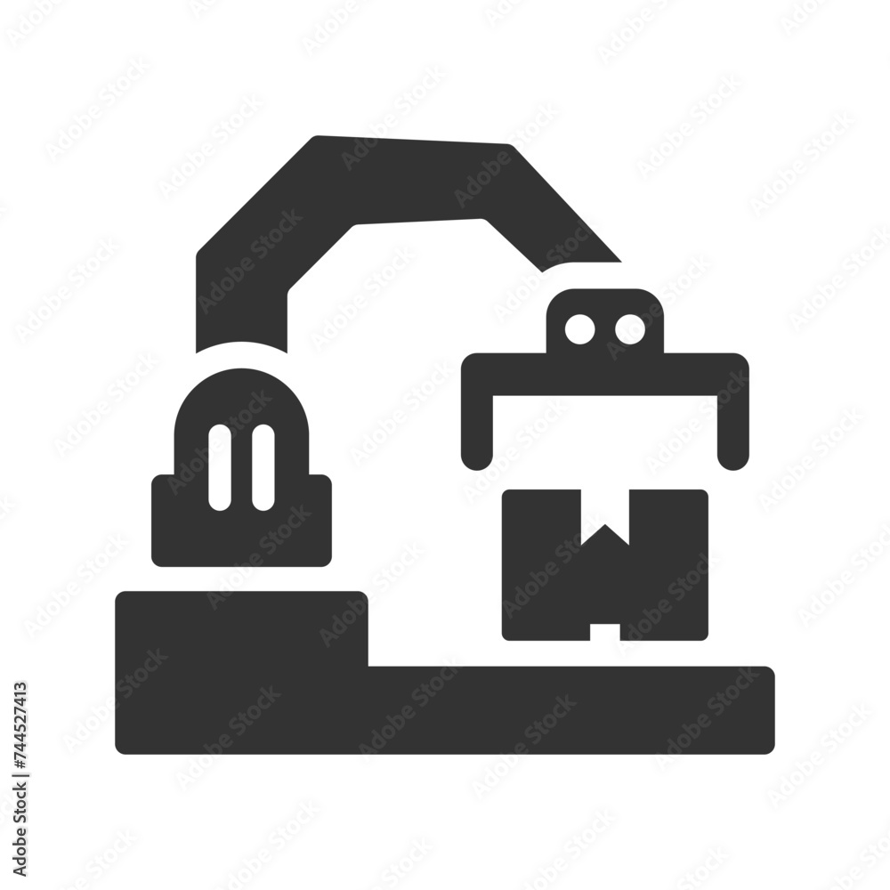 Factory automation machine Icon