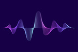Vector Illustration Colorful Sound Wave Equalizer