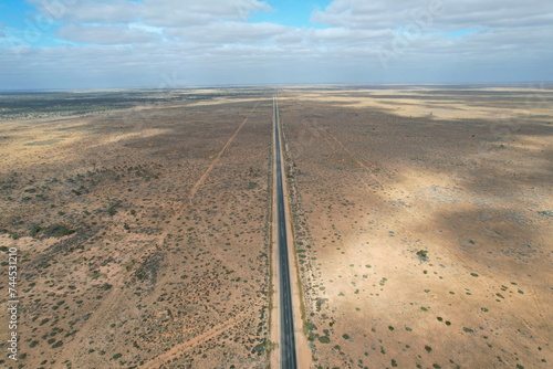 The Nullarbor Plain in southern Australia photo
