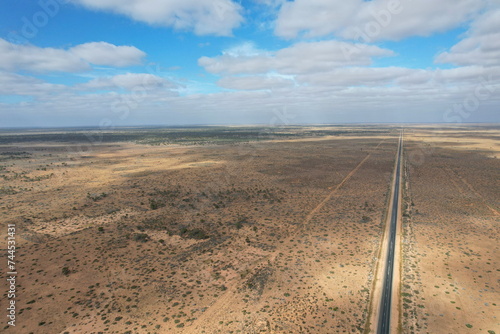 The Nullarbor Plain in southern Australia