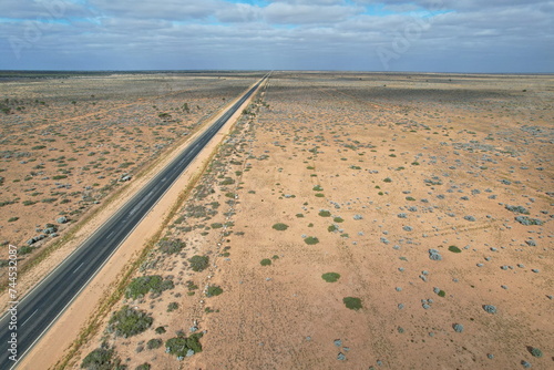The Nullarbor Plain in southern Australia