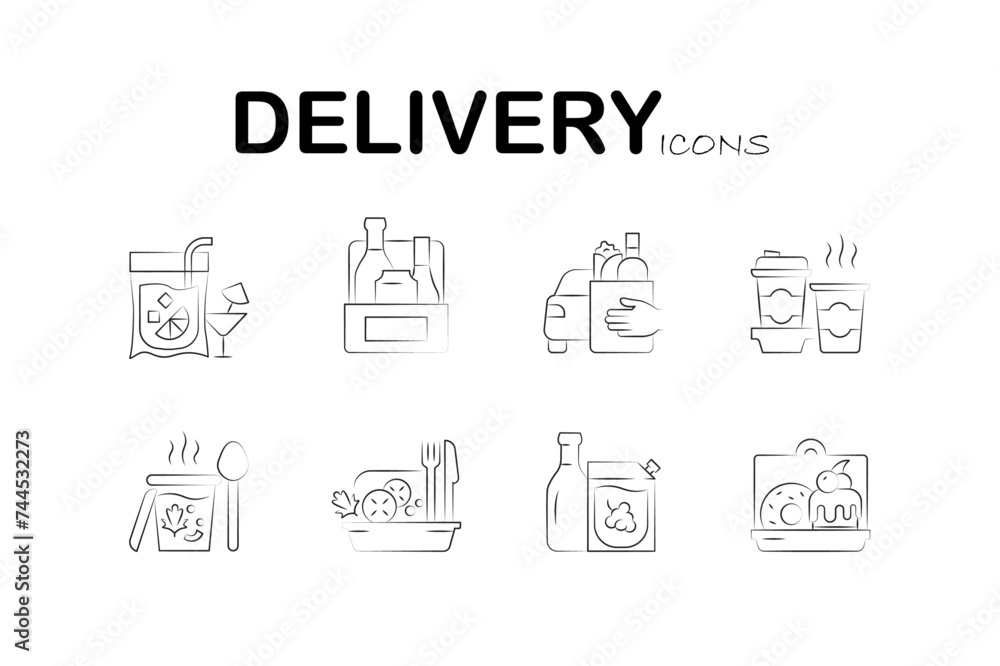 Delivery Vector Icon Set: Shipping, Logistics, Package Delivery vector icon with editable stroke. Delivery Vector Icon Set: Shipping, Logistics, Package Delivery vector icon with editable stroke.