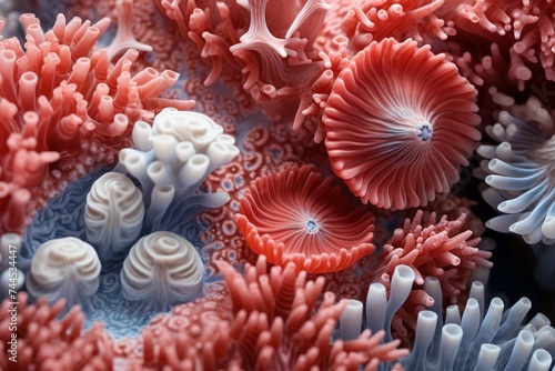 Coral's minuscule details magnified