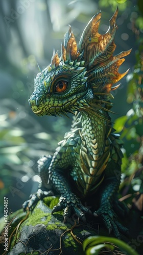 A basilisks tale crafted in stunning 3D visuals animates the legends for the digital age