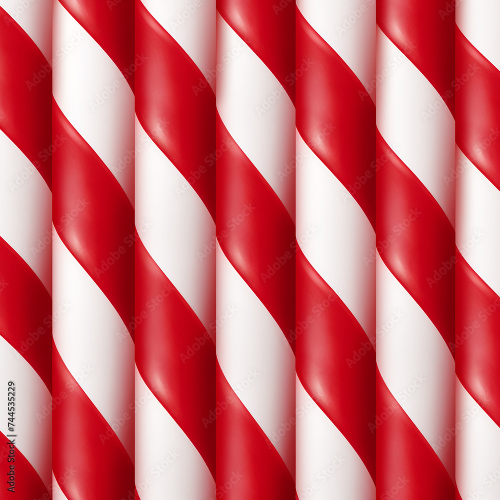 create classic paper background with red and white candy cane stripes сreated with Generative Ai create classic paper background with red and white candy cane stripes сreated with Generative Ai