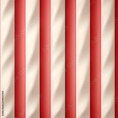 create classic paper background with red and white candy cane stripes сreated with Generative Ai