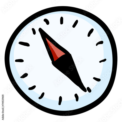 Mariners Compass Doodle Icon