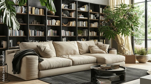 modern living room with sofa © muhmmad