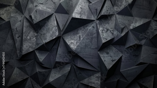 abstract background blending black, white, and dark gray tones into a geometric pattern © Chingiz
