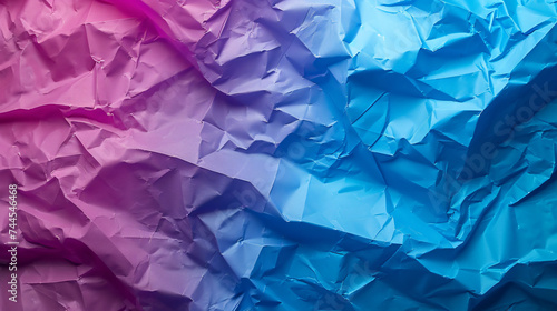 Multi-colored crumpled real vivid paper sheets.