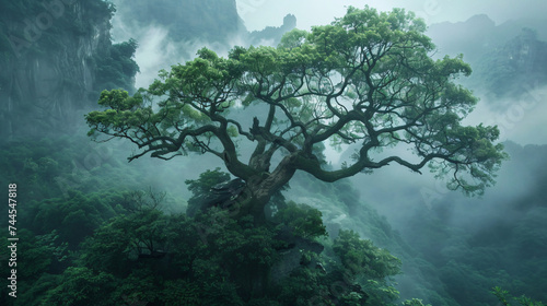 Nan Fui Chao herb tree top.