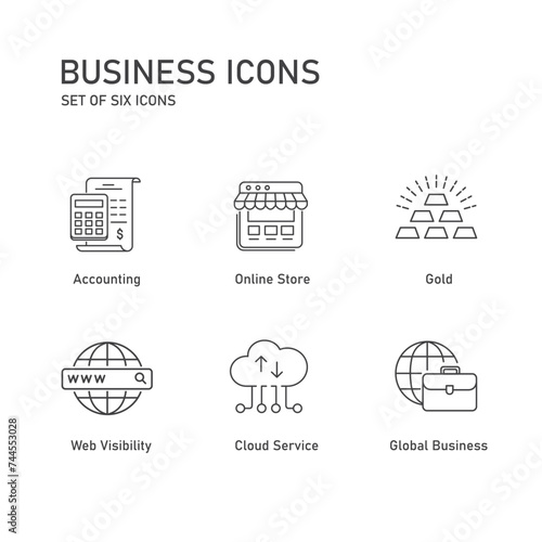 Financial Management Vector Icon Pack photo