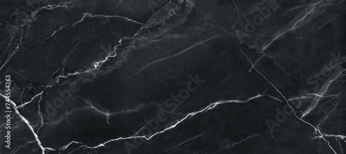 Fototapeta Naklejka Na Ścianę i Meble -  black marble background. black Portoro marbl wallpaper and counter tops. black marble floor and wall tile. black travertine marble texture. natural granite stone.