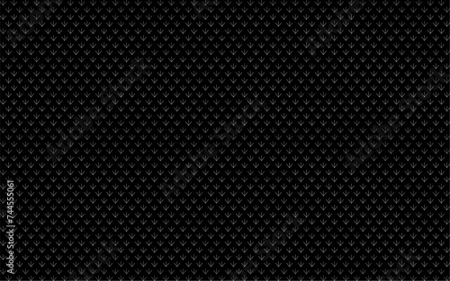 Abstract geometric pattern. Seamless background. Thin white line on a black background. Vector illustration. Flyer background design, advertising background, fabric, clothing, texture, textile pattern