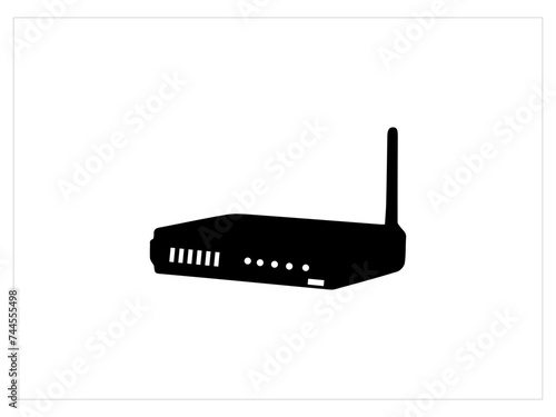 Router design,router icon vector illustration,