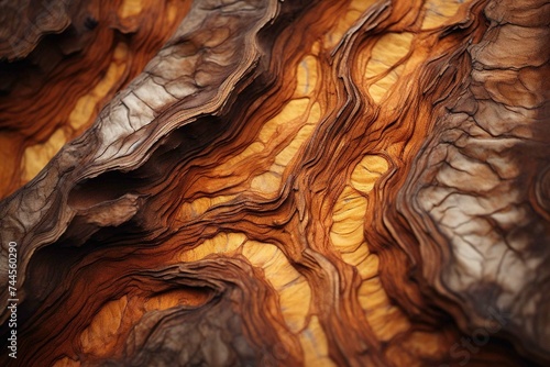 Extreme macro of a tree bark capturing its roughness