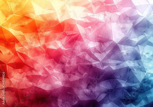 Abstract polygonal vector background. Geometric vector illustration. Created with Ai