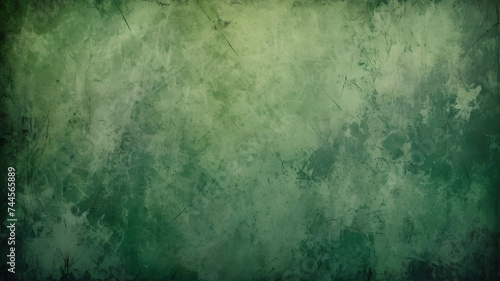 Green abstract texture background. empty copy space for text, wall structure, grunge canvas. Green grunge texture background