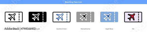 Boarding Pass Icon 