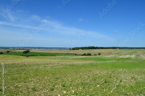 Paysage de la Haute-Marne (Région Grand-Est, France)