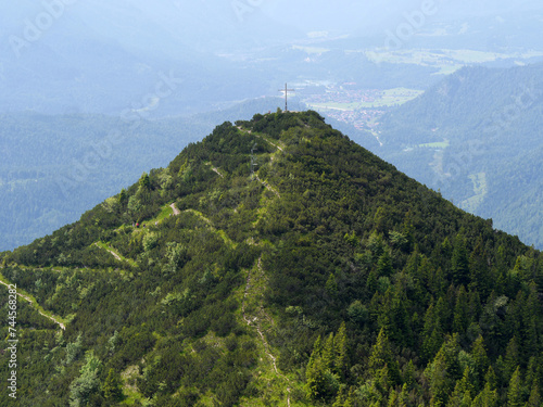 Der Herzogstand - Berggipfel in Bayern Nähe Walchensee / Kochelsee