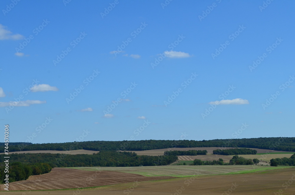 Paysage de la Haute-Marne (Région Grand-Est, France)