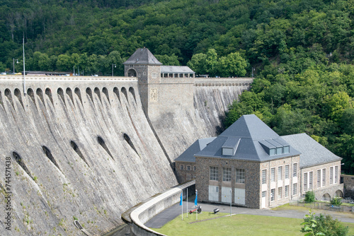 Die Edertalsperre in Nordhessen in Deutschland