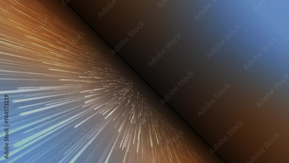 Neon line loop background animation Enhanced digital data stream matrix ...