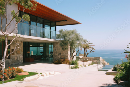 Coastal Dream Home: Architectural Gem of Concrete and Steel