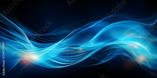 Abstract pattern resembling blue swirls in a digital fingerprint. Concept Digital Art, Abstract Design, Blue Swirls, Fingerprint Pattern, Technology-inspired Art