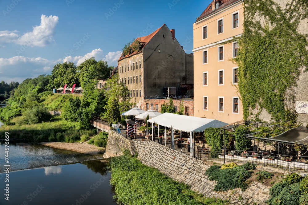 zgorzelec, deutschland - ufer an der neiße