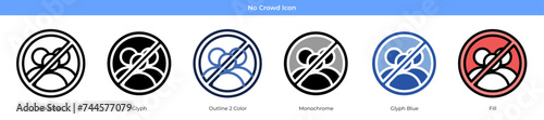 No Crowd Icon